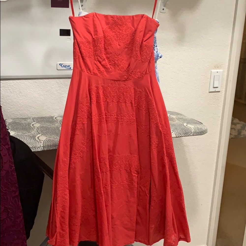 Strapless summer dress